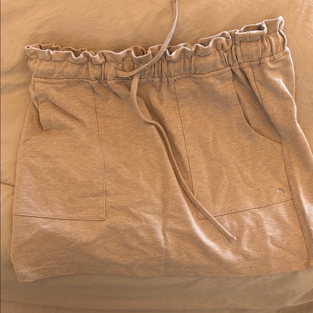CALIA by Carrie Underwood Tan Mini Skirt